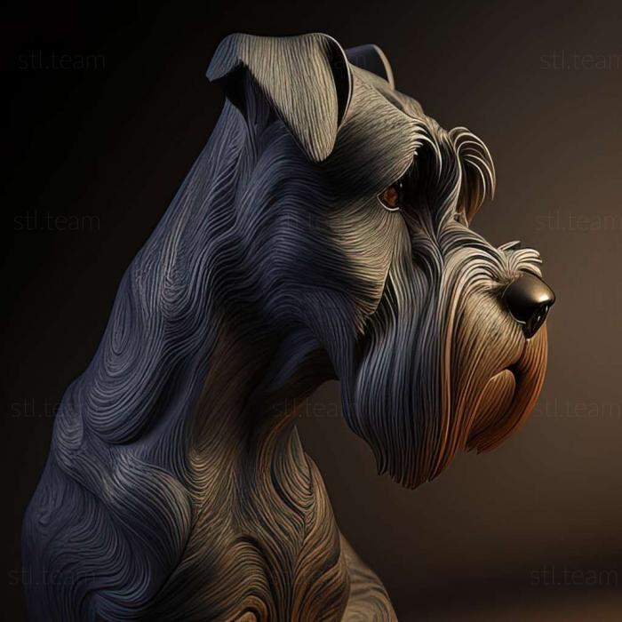 Zwergschnauzer dog